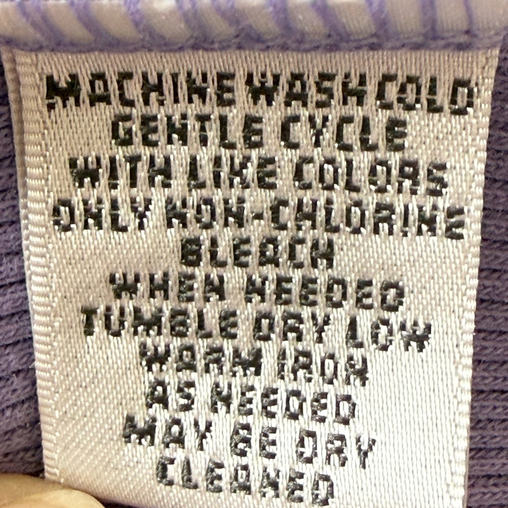 Chico's Lavender Sleeveless Ribbed Tank Top-Size 16 Chico’s size 3 - Picture 7 of 7
